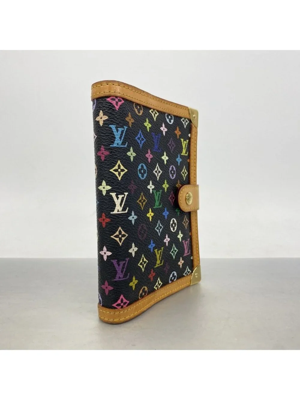 Louis Vuitton Notebook Cover Monogram Multicolor Agenda PM Noir